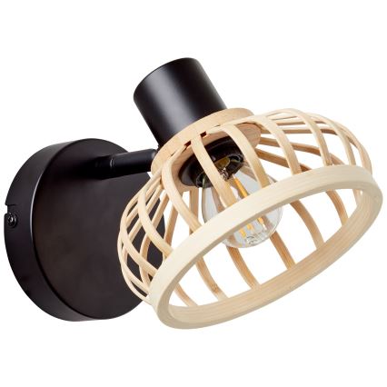 Brilliant - Lampada da parete NORAH 1xE14/28W/230V bambù