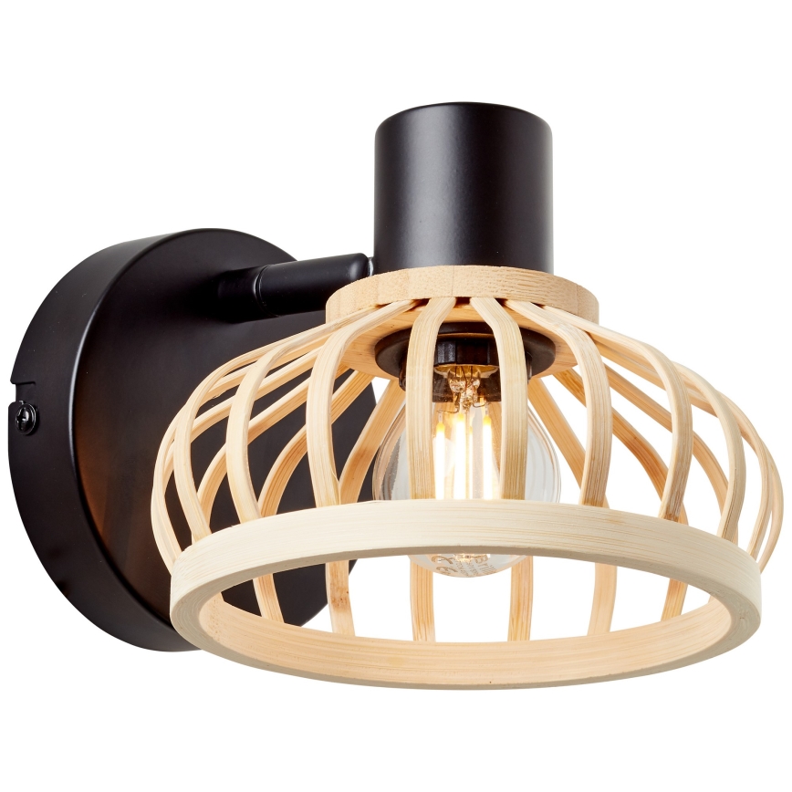 Brilliant - Lampada da parete NORAH 1xE14/28W/230V bambù
