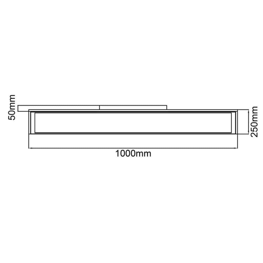 Brilliant - Lampada da soffitto dimmerabile a LED FLAT LED/32W/230V 2700-6500K con telecomando