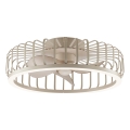 Brilliant - Lampada da soffitto LED dimmerabile con ventilatore CAPO LED/36W/230V 2700-6500K Ø 48 cm beige + telecomando