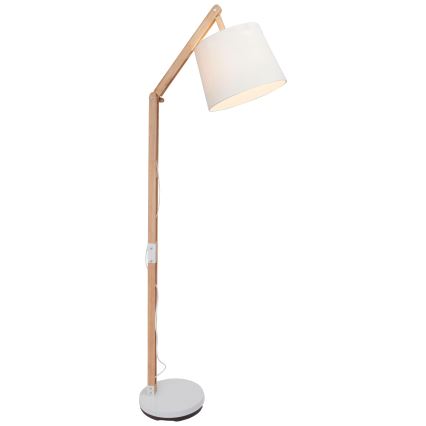 Brilliant - Lampada da tavolo CARLYN 1xE27/60W/230V beige/bianco