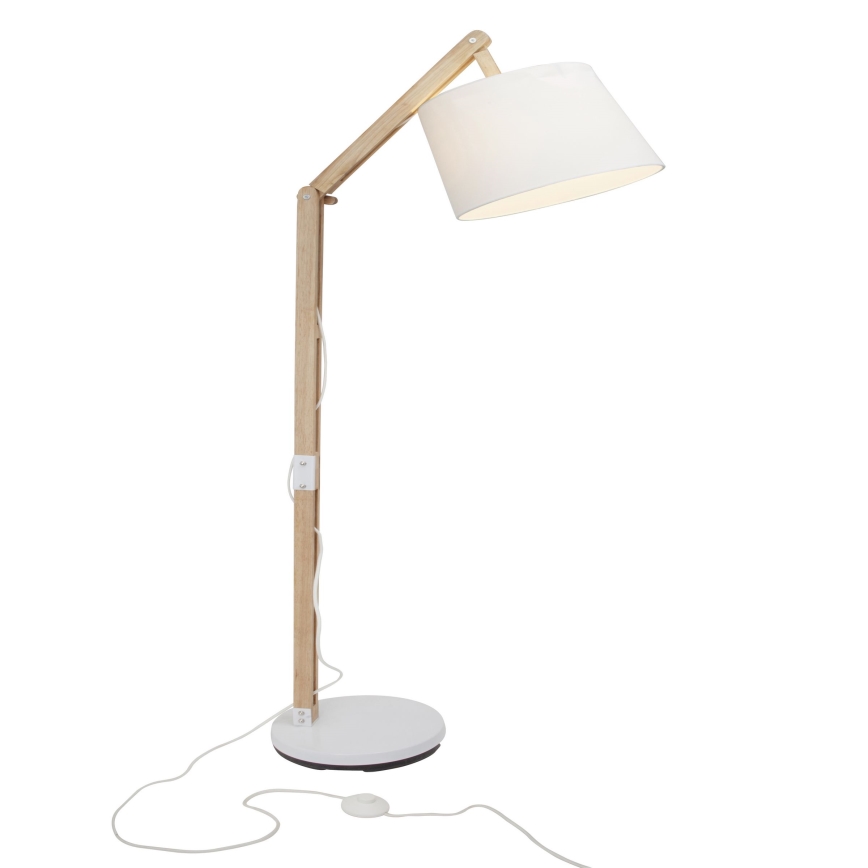 Brilliant - Lampada da tavolo CARLYN 1xE27/60W/230V beige/bianco