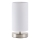 Brilliant - Lampada da tavolo CLARIE 1xE14/40W/230V cromo opaco/bianco