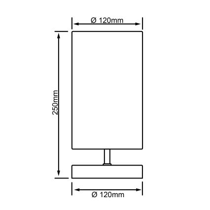 Brilliant - Lampada da tavolo CLARIE 1xE14/40W/230V cromo opaco/bianco