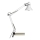 Brilliant - Lampada da tavolo con clip HOBBY 1xE27/40W/230V bianca