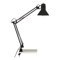 Brilliant - Lampada da tavolo con clip HOBBY 1xE27/40W/230V nera