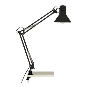 Brilliant - Lampada da tavolo con clip HOBBY 1xE27/40W/230V nera
