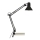 Brilliant - Lampada da tavolo con clip HOBBY 1xE27/40W/230V nera