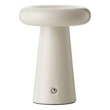 Brilliant - Lampada da tavolo dimmerabile a LED con touch MUFFIN LED/3W/5V USB 2600 mAh IP44 crema