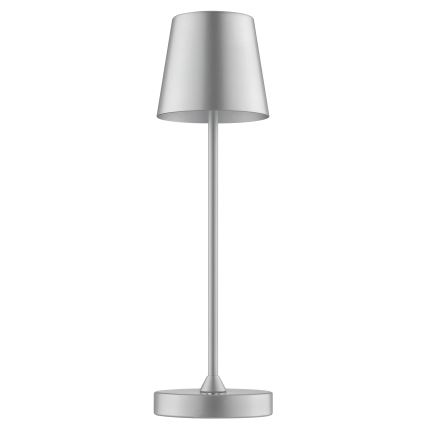 Brilliant - Lampada da tavolo LED da esterno dimmerabile ricaricabile a sfioramento ELORA LED/2,5W/5V 2700K 2600 mAh IP44 argento