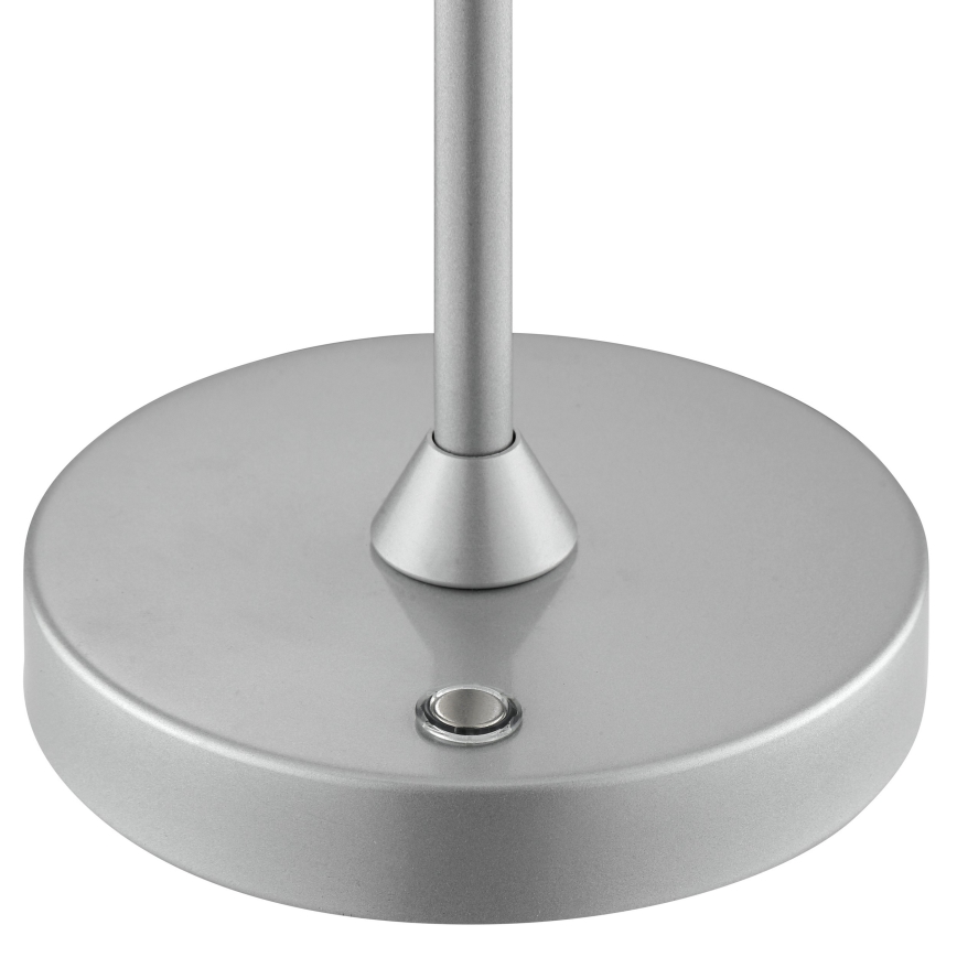 Brilliant - Lampada da tavolo LED da esterno dimmerabile ricaricabile a sfioramento ELORA LED/2,5W/5V 2700K 2600 mAh IP44 argento
