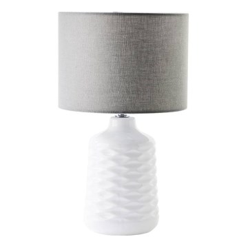 Brilliant - Lampada da tavolo ILYSA 1xE14/40W/230V bianco/grigio
