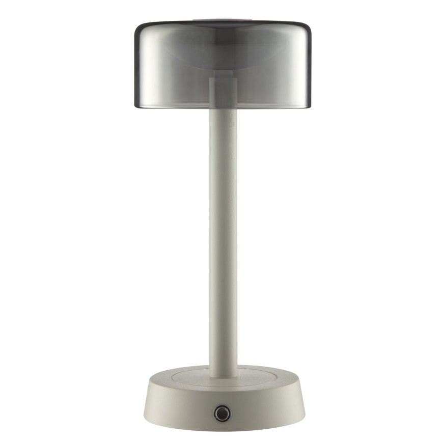 Brilliant - Lampada da tavolo da esterno ricaricabile a LED dimmerabile a sfioramento RAZOR LED/2,5W/5V 2700K 2600 mAh IP44 grigio