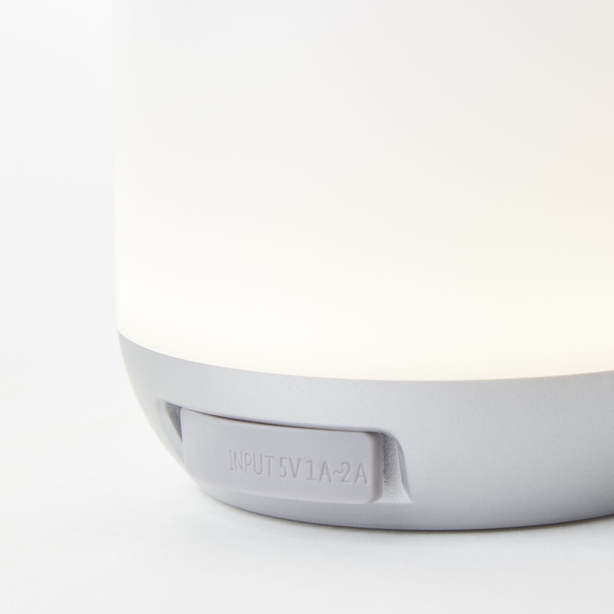 Brilliant - Lampada da tavolo LED da esterno dimmerabile GEMMA LED/1,9W/5V IP44 bianco