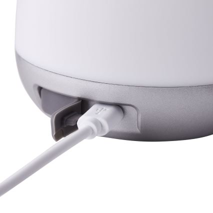 Brilliant - Lampada da tavolo LED da esterno dimmerabile GEMMA LED/1,9W/5V IP44 bianco