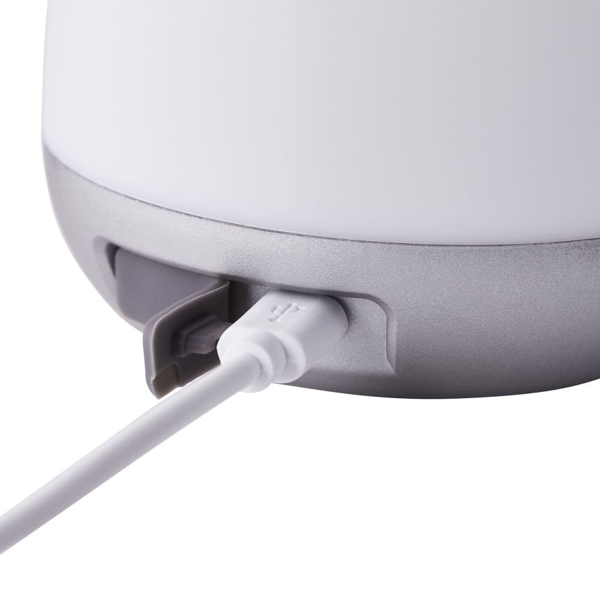 Brilliant - Lampada da tavolo LED da esterno dimmerabile GEMMA LED/1,9W/5V IP44 bianco