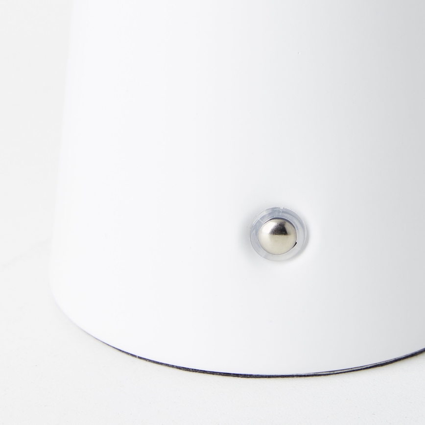 Brillante - Lampada da tavolo da esterno a LED Dimmerabile MUFFIN LED/3W/5V USB 2600 mAh IP44 bianco