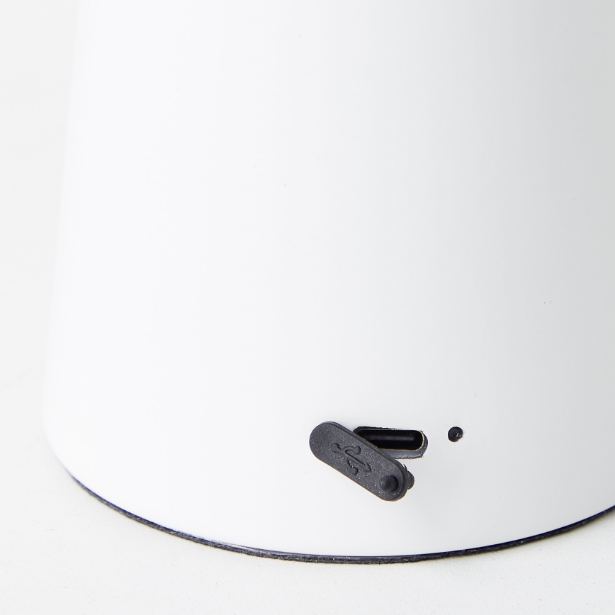 Brillante - Lampada da tavolo da esterno a LED Dimmerabile MUFFIN LED/3W/5V USB 2600 mAh IP44 bianco