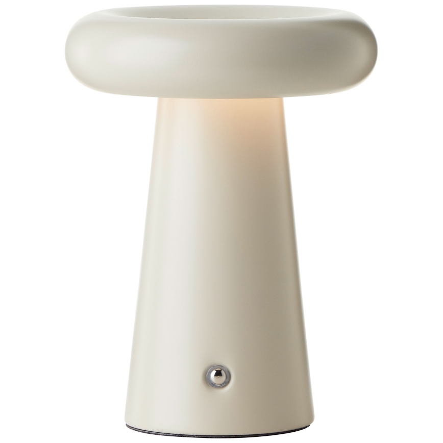 Brilliant - Lampada da tavolo LED dimmerabile con funzione Touch MUFFIN LED/3W/5V USB 2600 mAh IP44 krém