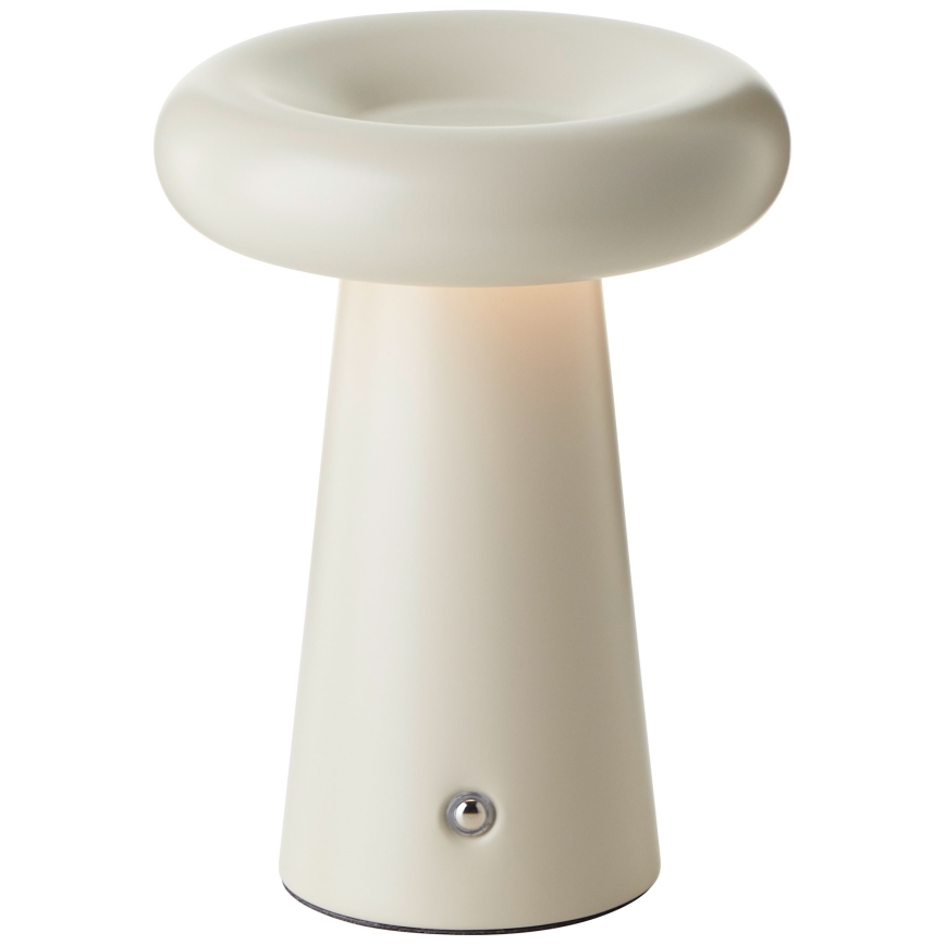 Brilliant - Lampada da tavolo LED dimmerabile con funzione Touch MUFFIN LED/3W/5V USB 2600 mAh IP44 krém