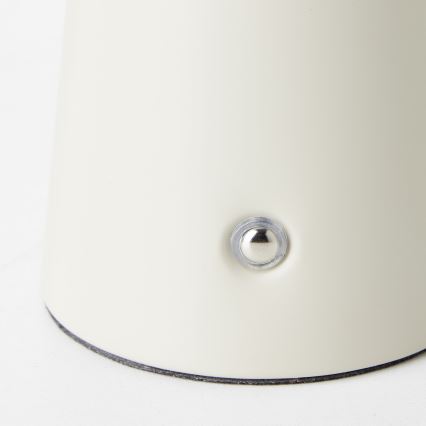Brilliant - Lampada da tavolo LED dimmerabile con funzione Touch MUFFIN LED/3W/5V USB 2600 mAh IP44 krém