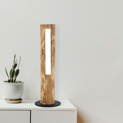 Brilliant - Lampada da tavolo LED dimmerabile con funzione Touch ODUN LED/8W/230V pino