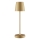 Brilliant - Lampada da tavolo LED dimmerabile ricaricabile a sfioramento per esterni ELORA LED/2,5W/5V 2700K 2600 mAh IP44 dorata