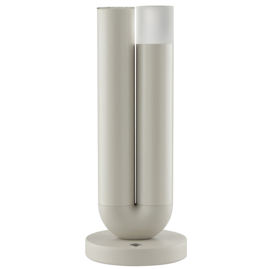 Brilliant - Lampada da tavolo per esterni ricaricabile a LED dimmerabile a sfioramento SAYU LED/2,5W/5V 2700K 2600 mAh IP44 grigio