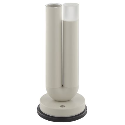Brilliant - Lampada da tavolo per esterni ricaricabile a LED dimmerabile a sfioramento SAYU LED/2,5W/5V 2700K 2600 mAh IP44 grigio