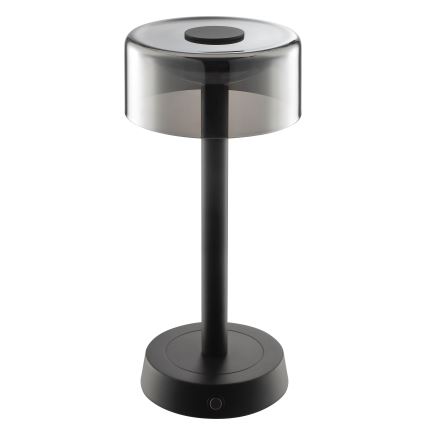 Brilliant - Lampada da tavolo ricaricabile a LED dimmerabile a sfioramento per esterni RAZOR LED/2,5W/5V 2700K 2600 mAh IP44 nera