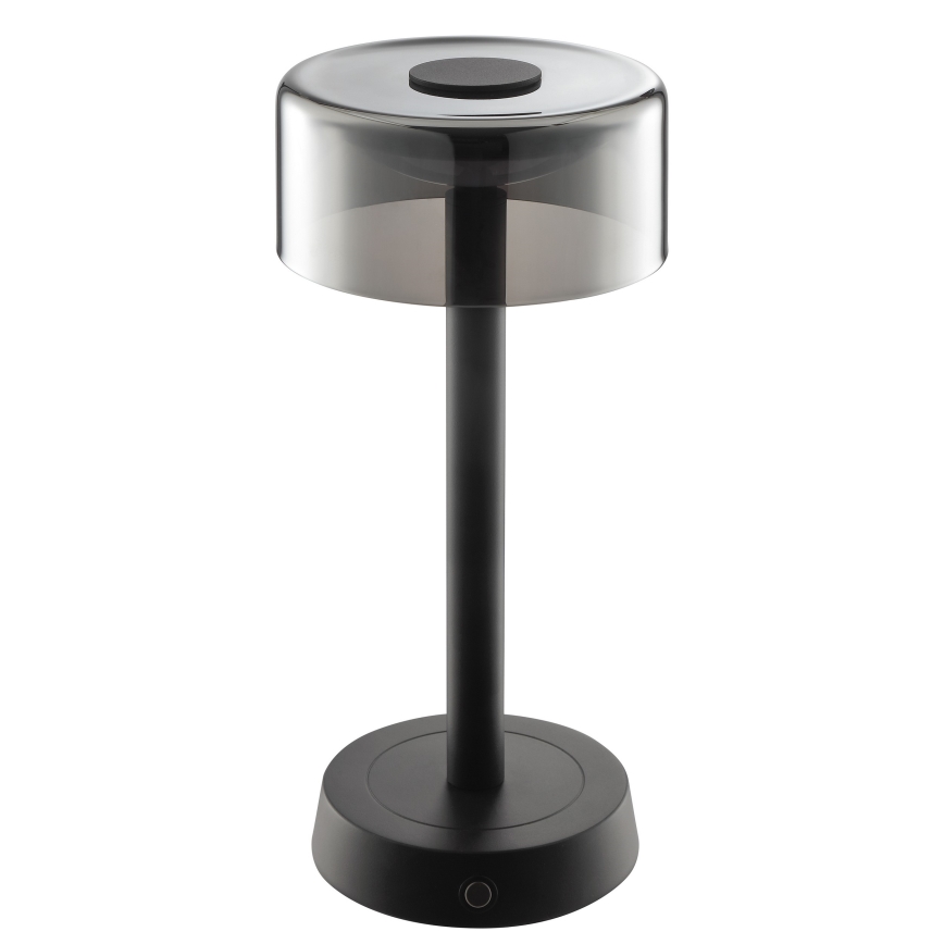 Brilliant - Lampada da tavolo ricaricabile a LED dimmerabile a sfioramento per esterni RAZOR LED/2,5W/5V 2700K 2600 mAh IP44 nera