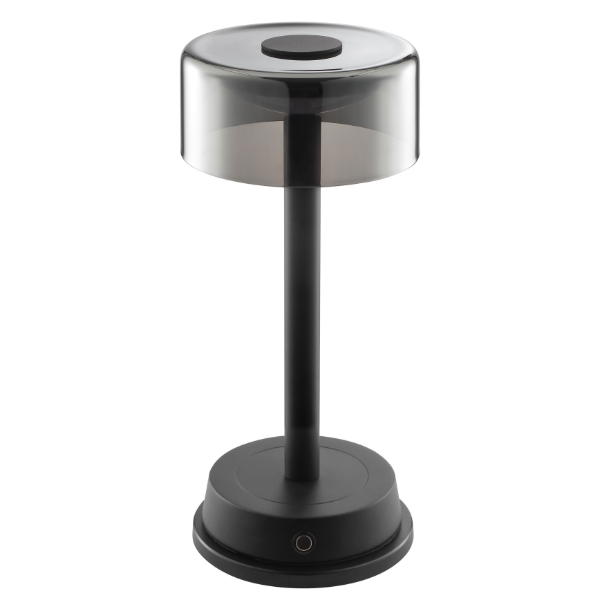 Brilliant - Lampada da tavolo ricaricabile a LED dimmerabile a sfioramento per esterni RAZOR LED/2,5W/5V 2700K 2600 mAh IP44 nera