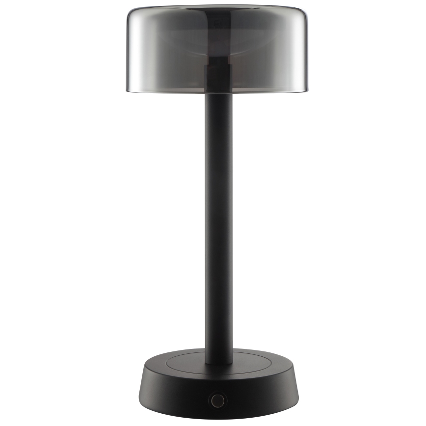 Brilliant - Lampada da tavolo ricaricabile a LED dimmerabile a sfioramento per esterni RAZOR LED/2,5W/5V 2700K 2600 mAh IP44 nera
