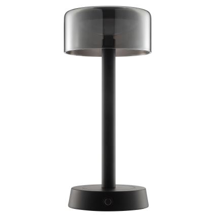 Brilliant - Lampada da tavolo ricaricabile a LED dimmerabile a sfioramento per esterni RAZOR LED/2,5W/5V 2700K 2600 mAh IP44 nera