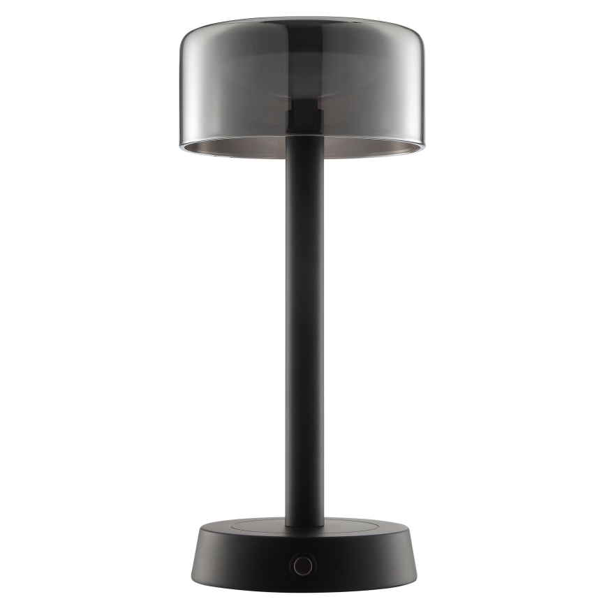 Brilliant - Lampada da tavolo ricaricabile a LED dimmerabile a sfioramento per esterni RAZOR LED/2,5W/5V 2700K 2600 mAh IP44 nera