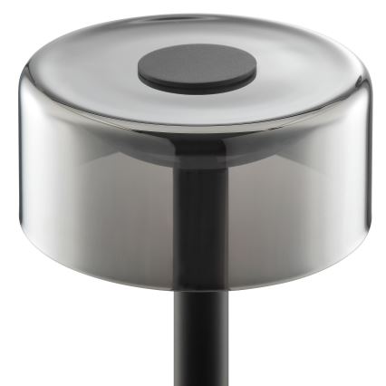 Brilliant - Lampada da tavolo ricaricabile a LED dimmerabile a sfioramento per esterni RAZOR LED/2,5W/5V 2700K 2600 mAh IP44 nera