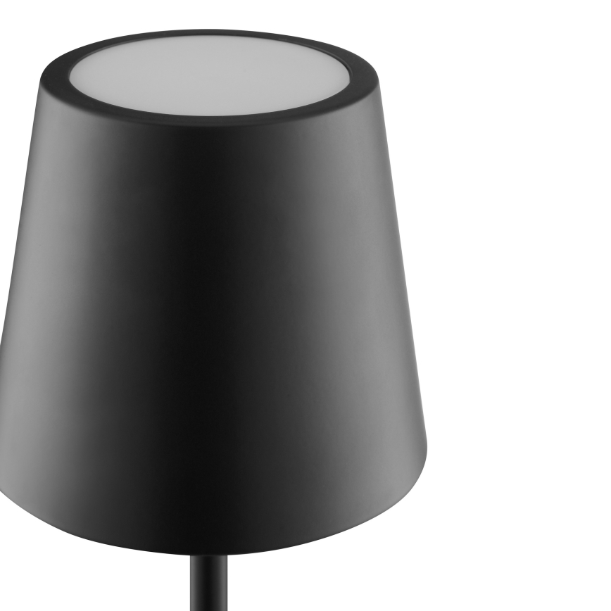 Brilliant - Lampada da tavolo da esterno a LED dimmerabile ricaricabile a controllo touch ELORA LED/2,5W/5V 2700K 2600 mAh IP44 nera