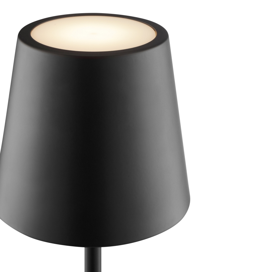 Brilliant - Lampada da tavolo da esterno a LED dimmerabile ricaricabile a controllo touch ELORA LED/2,5W/5V 2700K 2600 mAh IP44 nera