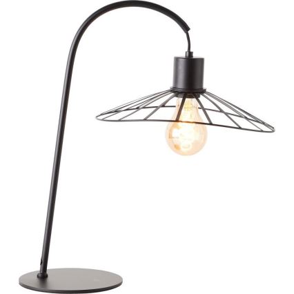 Brilliant - Lampada da tavolo LEIKA 1xE27/52W/230V nero