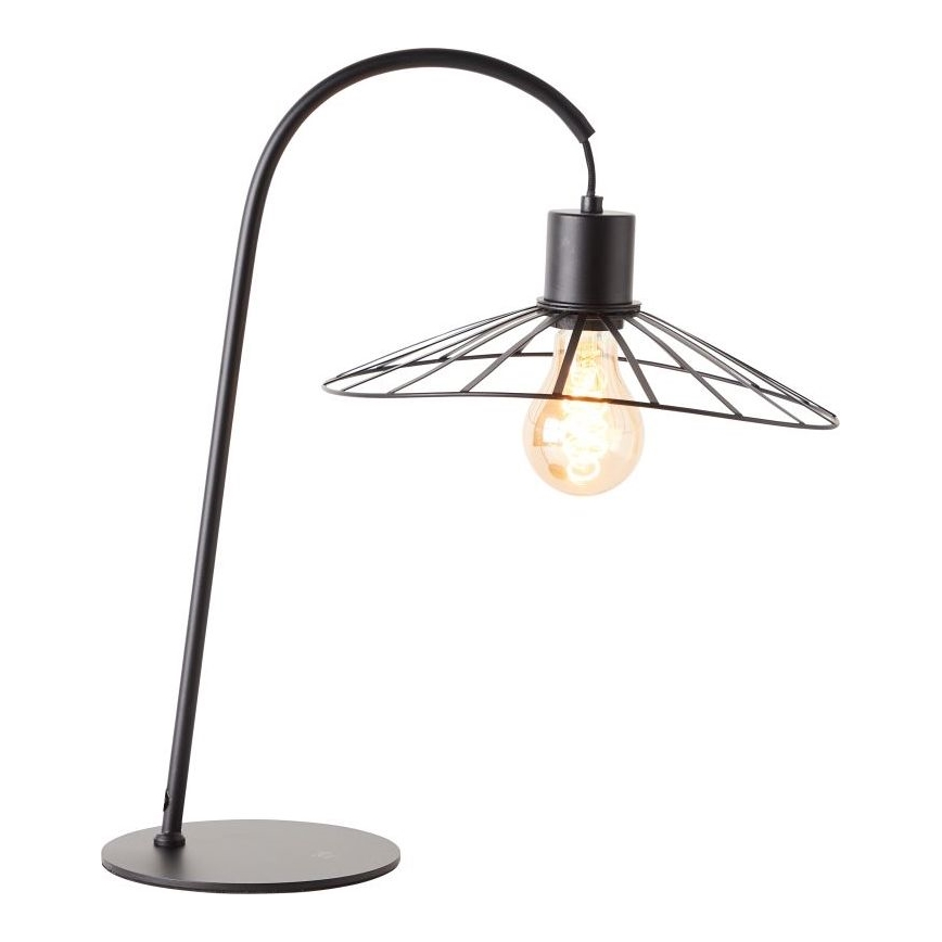 Brilliant - Lampada da tavolo LEIKA 1xE27/52W/230V nero