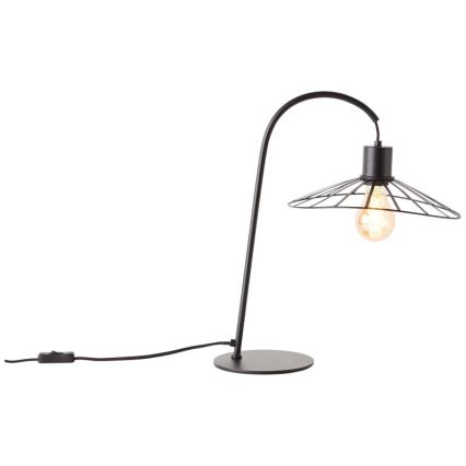 Brilliant - Lampada da tavolo LEIKA 1xE27/52W/230V nero