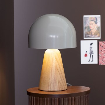Brilliant - Lampada da tavolo NALAM 1xE14/40W/230V beige/cenere - FSC certificato