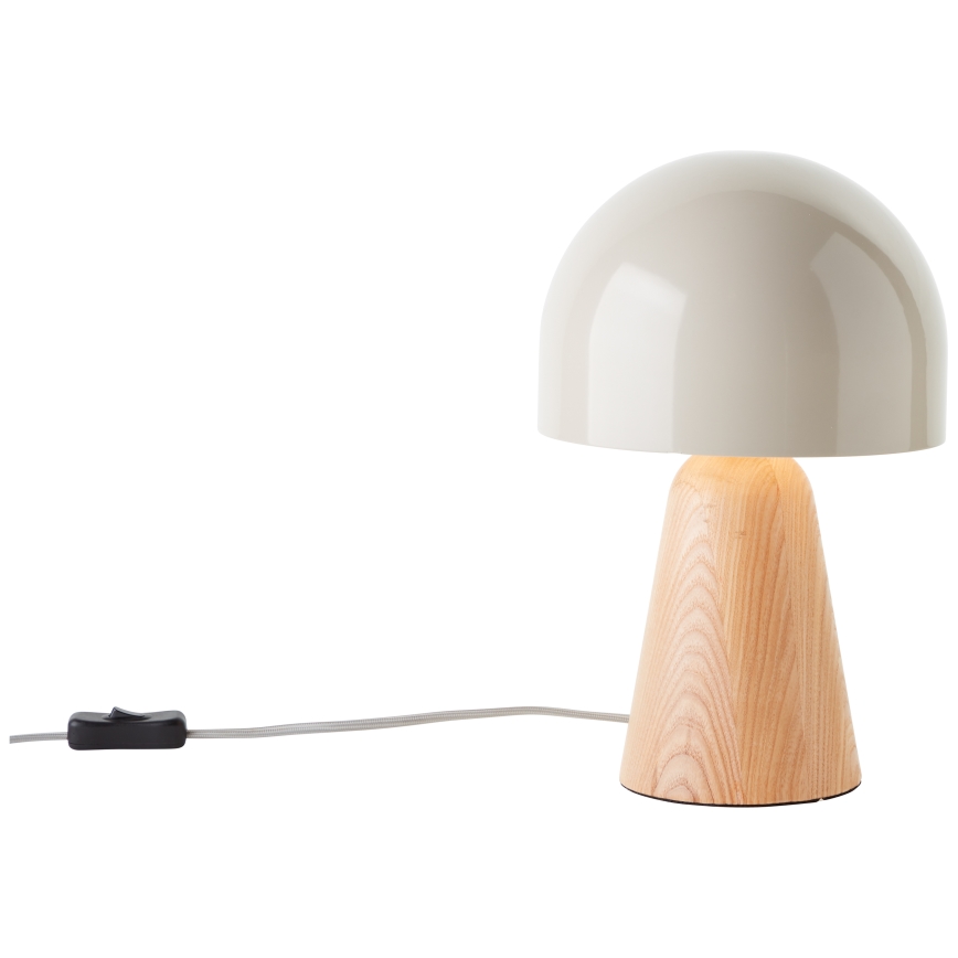 Brilliant - Lampada da tavolo NALAM 1xE14/40W/230V beige/cenere - FSC certificato