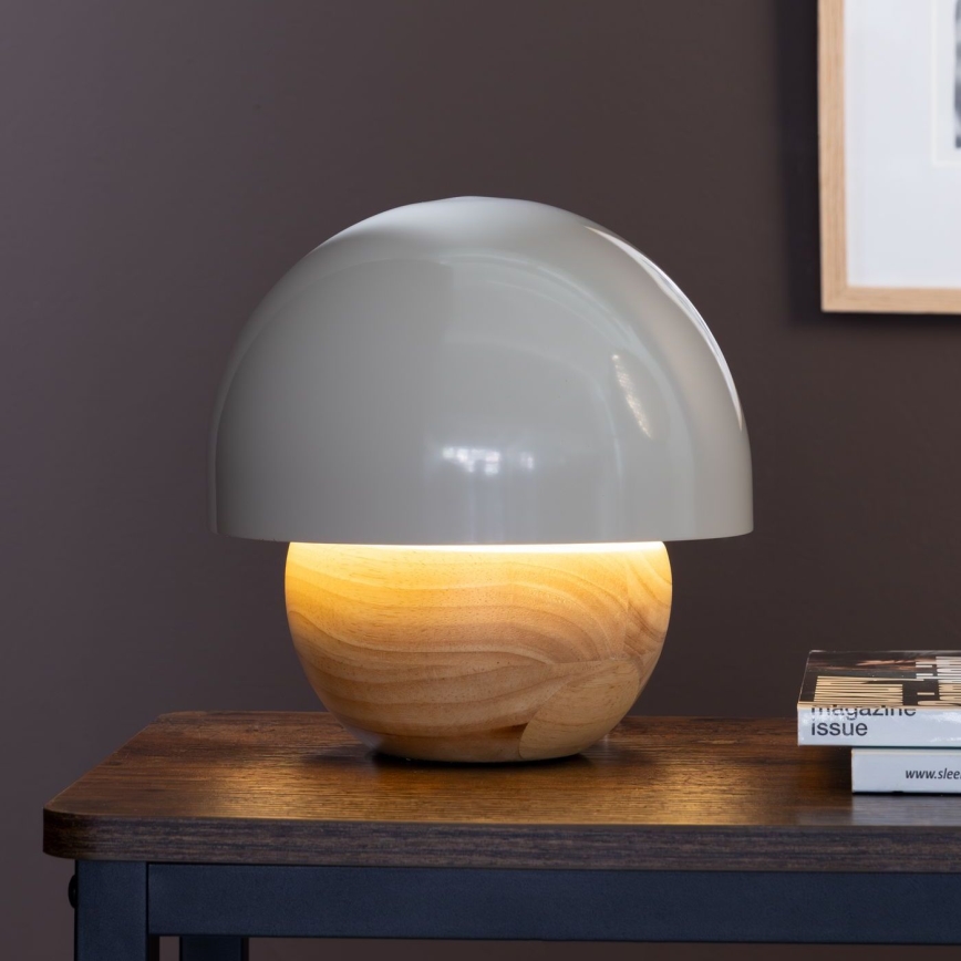 Brilliant - Lampada da tavolo NALAM 1xE14/40W/230V grigio/cenere - FSC certificato