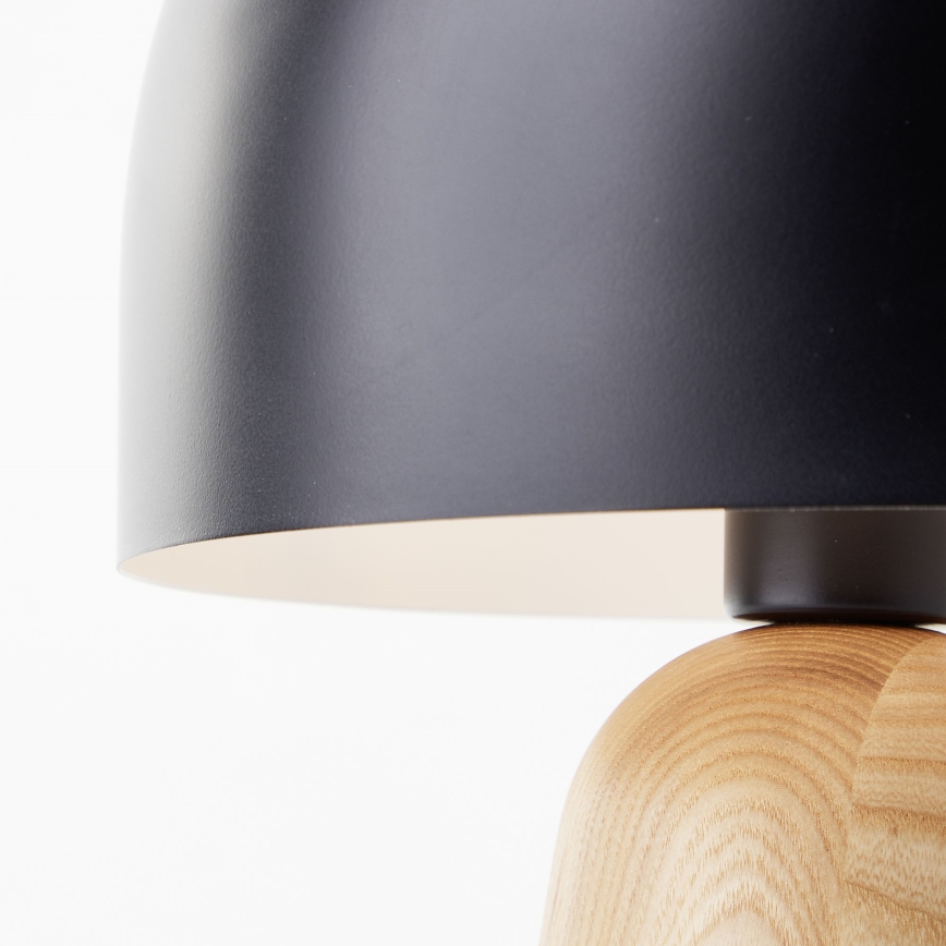 Brilliant - Lampada da tavolo NALAM 1xE14/40W/230V nero/cenere - FSC certificato