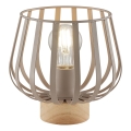 Brilliant - Lampada da tavolo NORDIC CAGE 1xE27/20W/230V beige