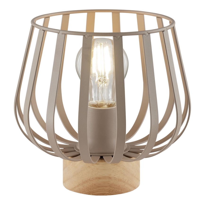 Brilliant - Lampada da tavolo NORDIC CAGE 1xE27/20W/230V beige