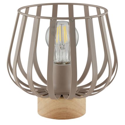 Brilliant - Lampada da tavolo NORDIC CAGE 1xE27/20W/230V beige