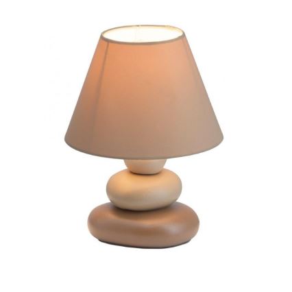 Brilliant - Lampada da tavolo PAOLO 1xE14/40W/230V ceramiche/beige