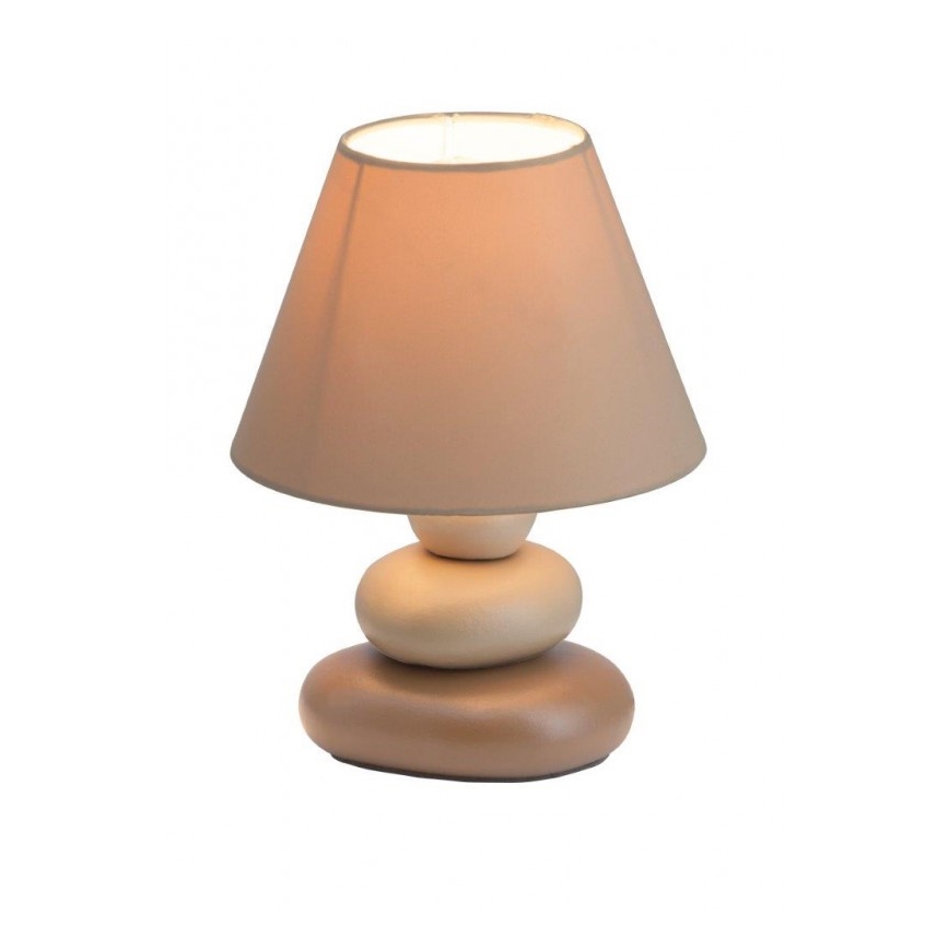 Brilliant - Lampada da tavolo PAOLO 1xE14/40W/230V ceramiche/beige